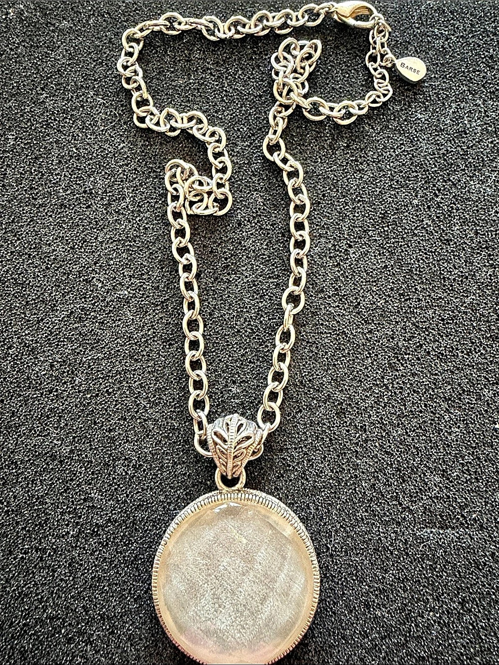 BARSE Pendant Necklace in Gold & Silver Like New